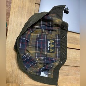 Barbour jacket snap on hood